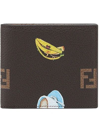 Shop Fendi Monogram Bi In Brown