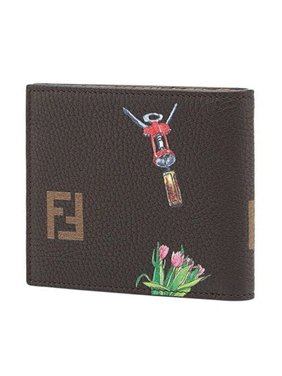 Shop Fendi Monogram Bi In Brown