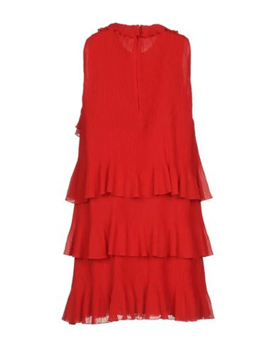 Shop Giamba Short Dresses In Red