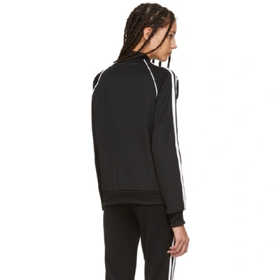 Shop Adidas Originals Black Sst Track Jacket