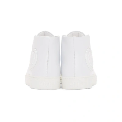 Shop Versus White Lion High-top Sneakers In F031j White