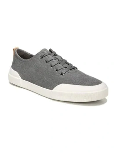 Shop Vince Victor Canvas Sneakers In Graphite