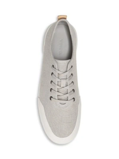 Shop Vince Victor Canvas Sneakers In Stone