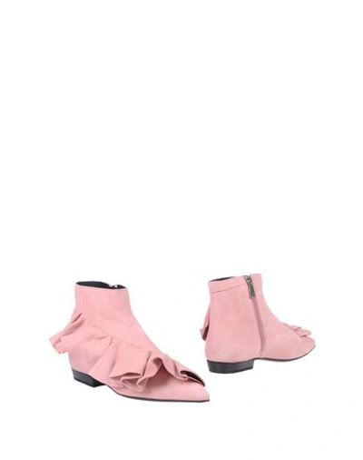 Shop Jw Anderson Ankle Boots In Pink