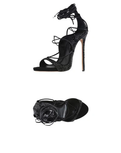 Shop Dsquared2 Sandals In Black