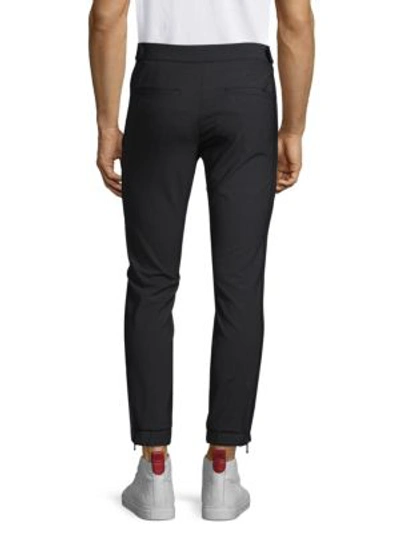 Shop Solid Homme Wool Jogger Pants In Black