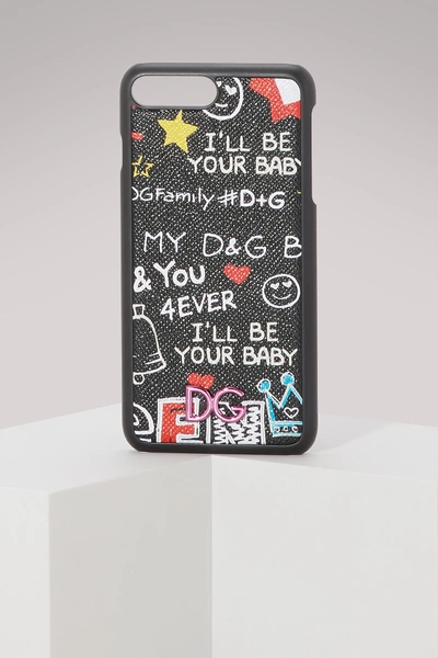 Shop Dolce & Gabbana Graffiti Iphone 7 Plus Case