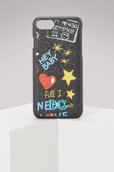 Shop Dolce & Gabbana Graffiti Iphone 7 Case