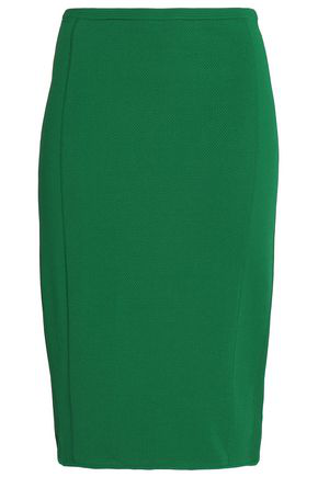 Diane Von Furstenberg Woman Stretch-ponte Skirt Green | ModeSens