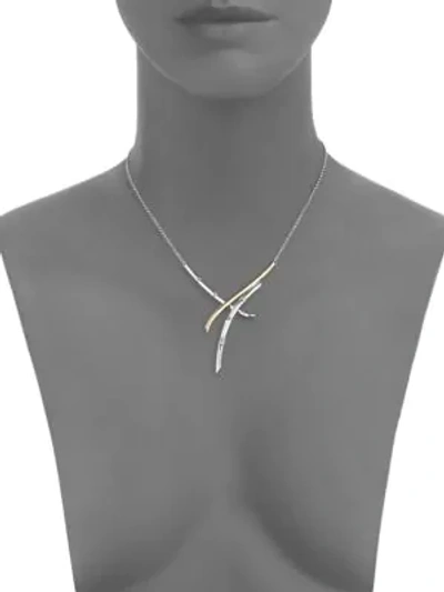 Shop John Hardy Women's Bamboo 18k Yellow Gold & Silver Necklace