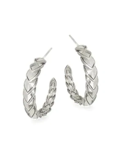 Shop John Hardy Legends Naga Silver Small Hoop Earrings