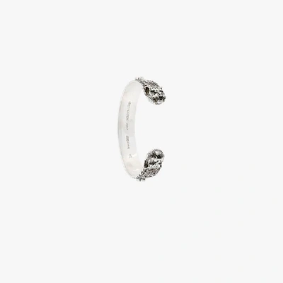 Shop Gucci Feline Bracelet In Silver