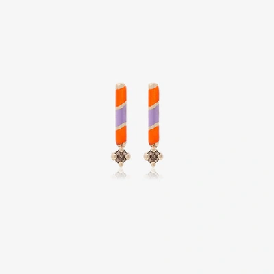 Shop Alice Cicolini 14k White Gold Memphis Candy Earrings In Metallic