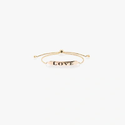 Shop Tara Hirshberg Love Bracelet In Metallic