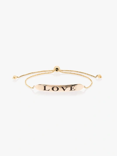 Shop Tara Hirshberg Love Bracelet In Metallic