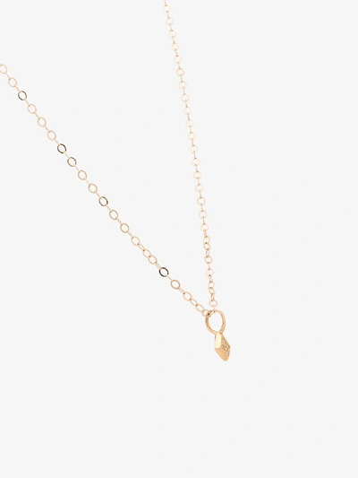 Shop Tara Hirshberg Mini Diamond Necklace In Metallic