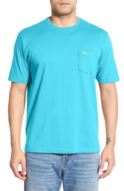 Shop Tommy Bahama Bali Skyline T-shirt In Blue Canal