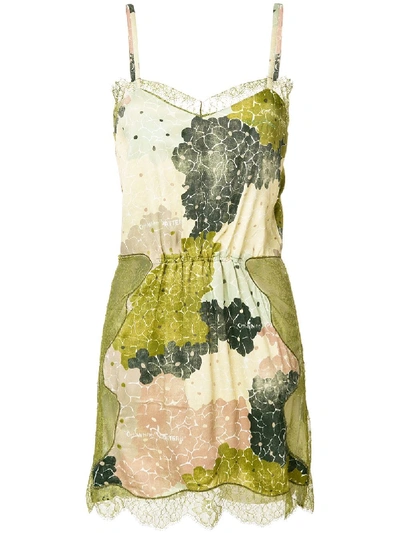 Off-white Lace Short Dress