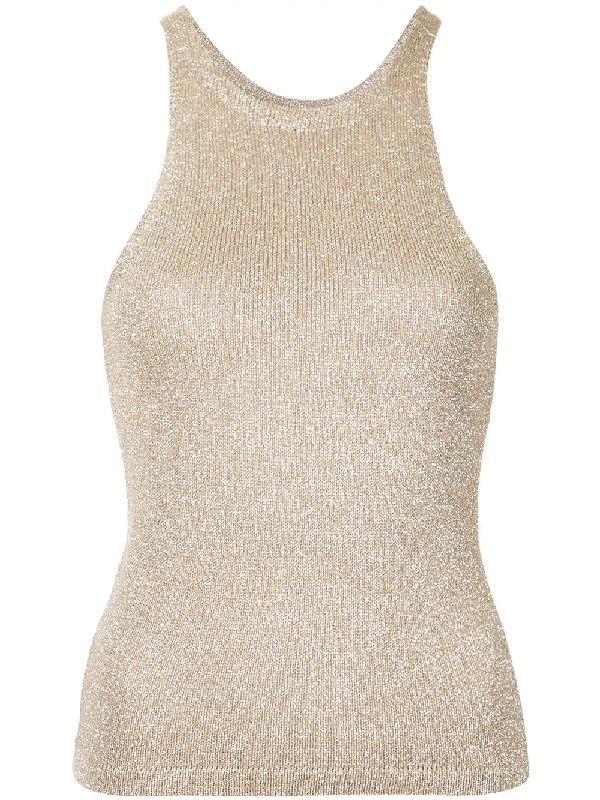 H Beauty & Youth Metallic Thread Knit Top | ModeSens