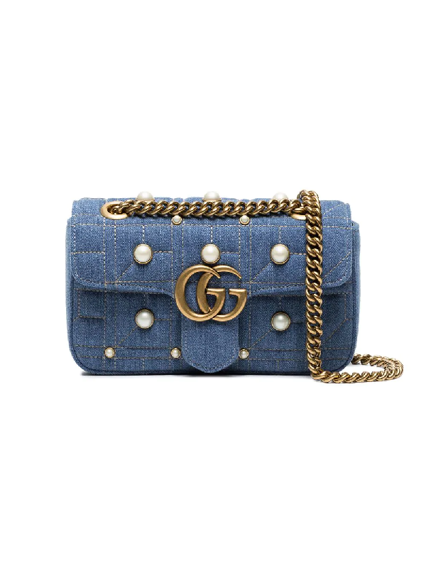 blue jean crossbody purse