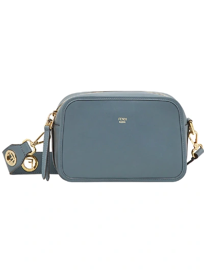 Shop Fendi Camera Case Bag In Blue