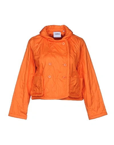 Shop Aspesi Jackets In Orange