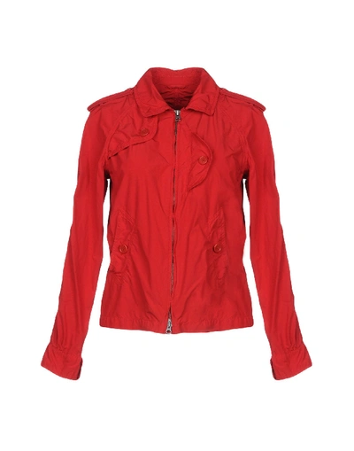 Shop Aspesi Jacket In Red