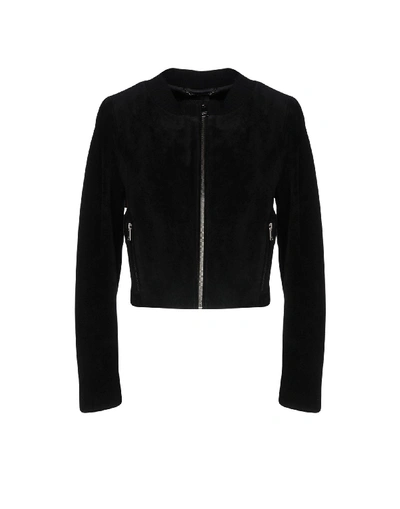 Shop Dolce & Gabbana Biker Jacket In Black