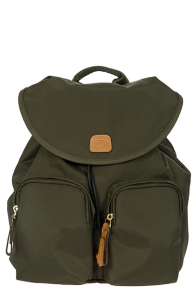Shop Bric's X-travel City Backpack - Green In Olive