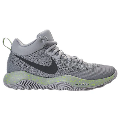 Shop Nike Men's Zoom Hyperrev 2017 Basketball Shoes, Grey