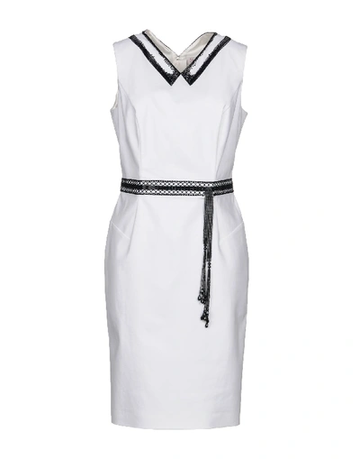 Shop L'wren Scott Knee-length Dress In White