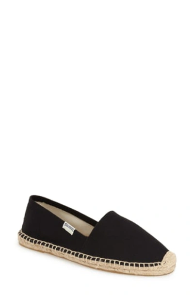 Shop Soludos 'original Dali' Espadrille Slip-on In Black Canvas