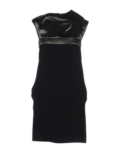 Shop Rabanne Short Dresses In Black