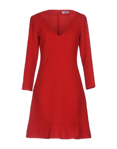 Shop Moschino Cheap And Chic Short Dresses In Red