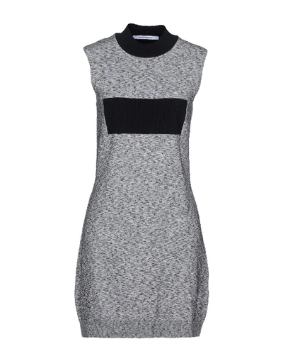 Shop Rabanne Short Dress In Light Grey