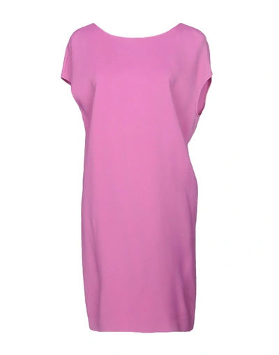 Shop Agnona Short Dress In Pink