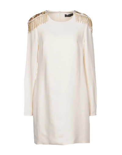 Shop Versace Short Dress In White