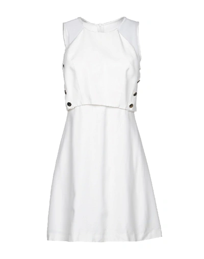 Shop Sandro Short Dress In White
