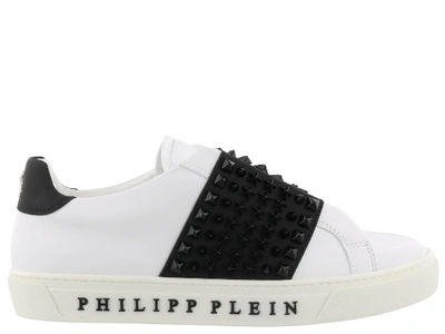 Shop Philipp Plein Fight Sneaker In White-black