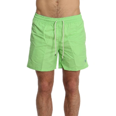 Shop Polo Ralph Lauren Swimsuit Swimsuit Men  In Green