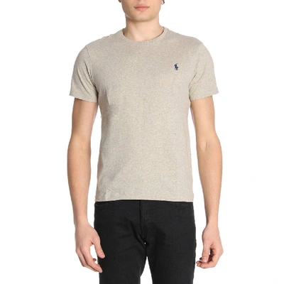 Shop Polo Ralph Lauren T-shirt T-shirt Men  In Grey