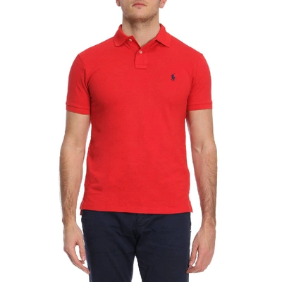 Shop Polo Ralph Lauren T-shirt T-shirt Men  In Red