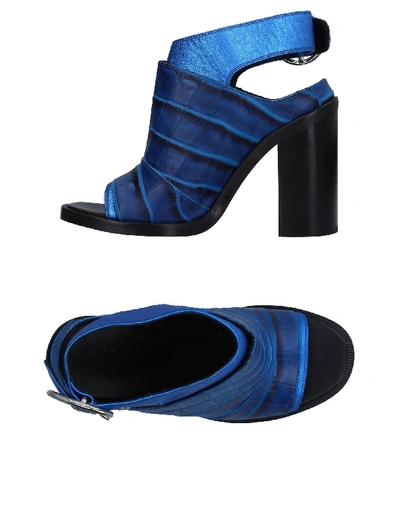 Shop Mm6 Maison Margiela Sandals In Blue