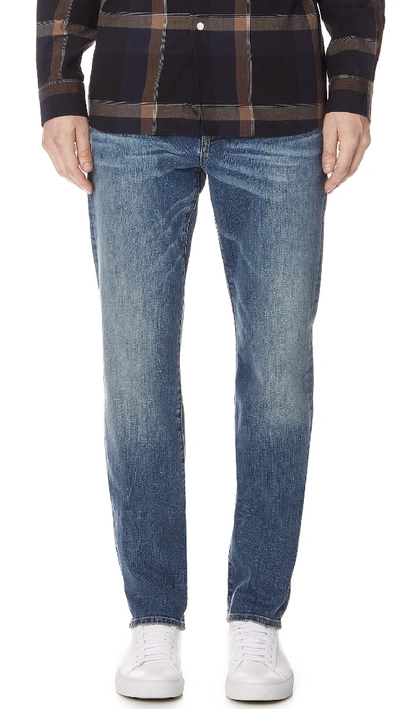 Shop 7 For All Mankind Slimmy Jeans In Bedrock