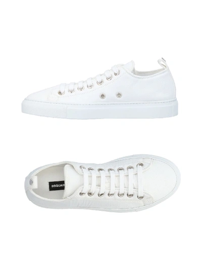 Shop Dsquared2 Trainers In White