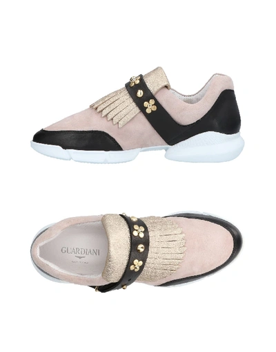 Shop Alberto Guardiani Sneakers In Beige