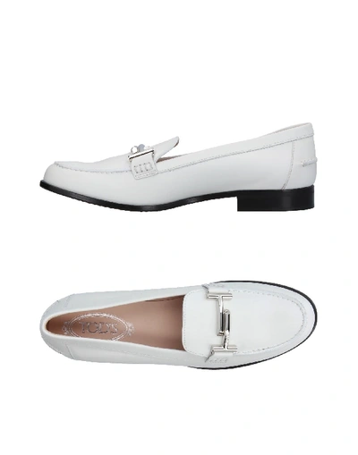 Tod's Loafers In White