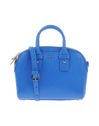 Shop Furla Handbags In Bright Blue