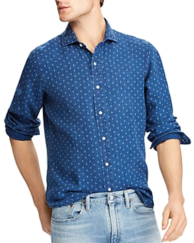 Shop Polo Ralph Lauren Indigo Classic Fit Button-down Shirt