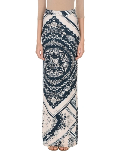 Shop Just Cavalli Maxi Skirts In Light Pink